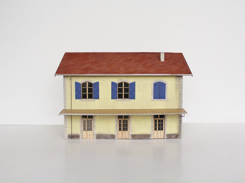 [Bois Modélisme] Gare PLM 3 Portes O 1 43.5 Maquette_gare_O_maquette_O_maquette_O_train_gare_1_43_gare_echelle_zero_gare_0_gare_echelle_0_gare_zero_bois_modelisme_5