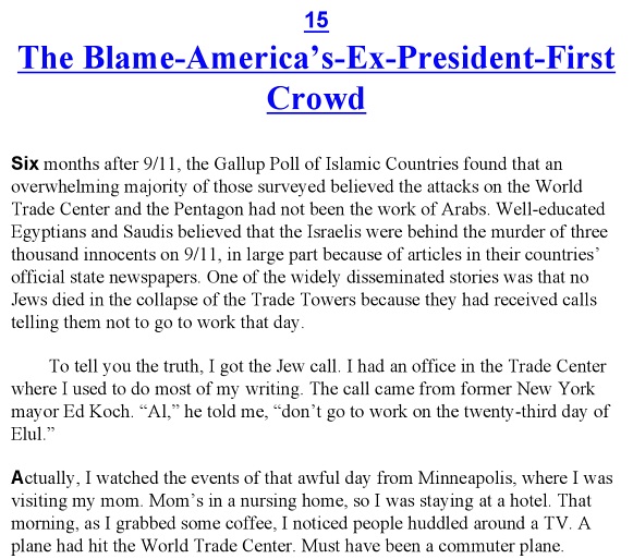 Sen. Al Franken Admits Being Warned About 9/11 Beforehand Franken_on_911_Warning