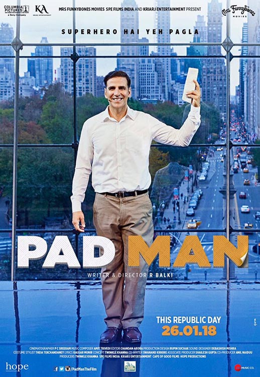 PAD MAN (2018) con SONAM KAPOOR + Jukebox + Sub. Español + Online Netflix Padman-1