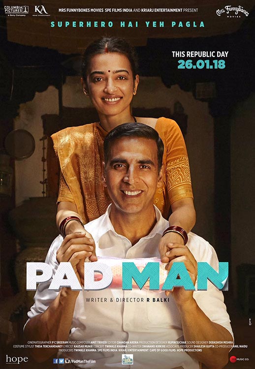 PAD MAN (2018) con SONAM KAPOOR + Jukebox + Sub. Español + Online Netflix Padman-3