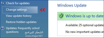 تعطيل التحديث التلقائي Automatic Update في Windows Vista Vistaupdate2