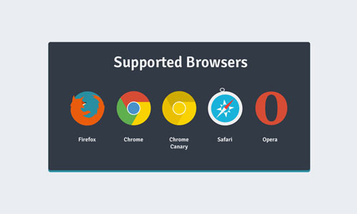 يقونات شبكات التواصل الاجتماعية المصممة بشكل بسيط على نظام أبل الجديد Browsers-Flat-Icons