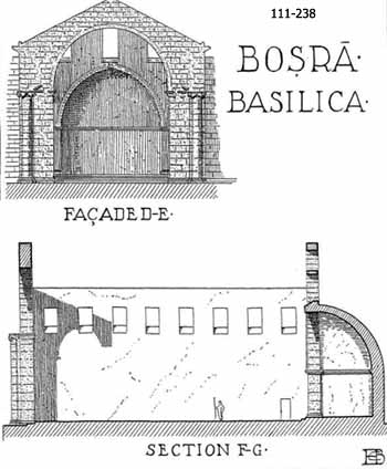 بصرى الشام Basilica-facade