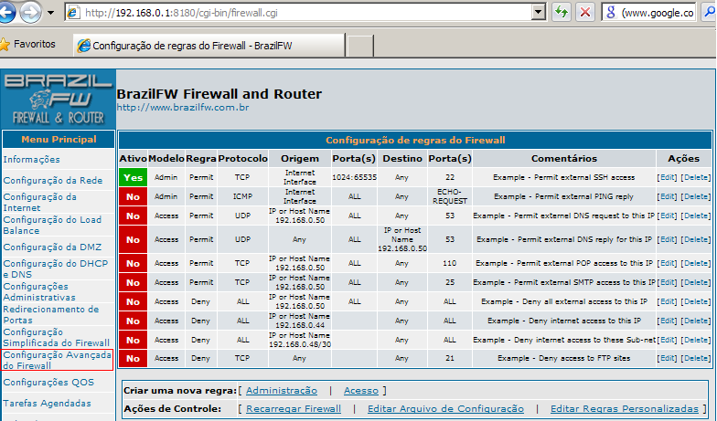 Brazil FW Firewall and Router C_bfw_tela_Firewall_avancado