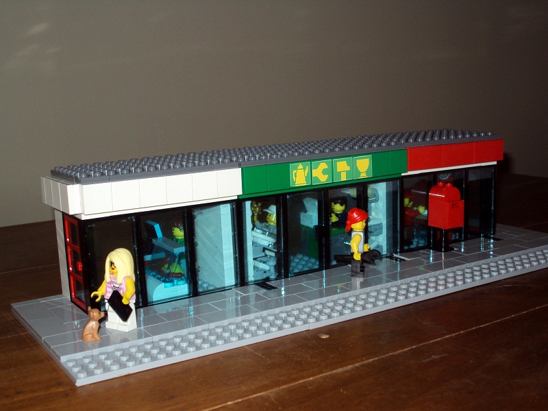 MOC - CITY Hardware Store & other buildings City_99