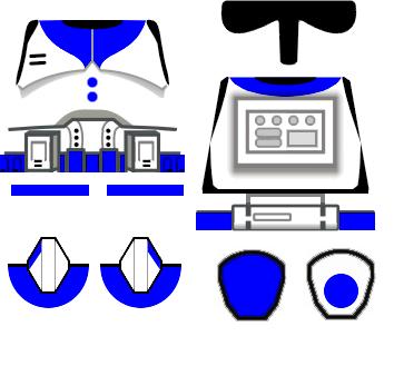 A bunch of clone decals I made... Blue