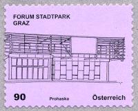 1. Mai 2011 Ausgabe Freimarkenserie Kunsthäuser  RM%20090%20Forum%20Stadtpark