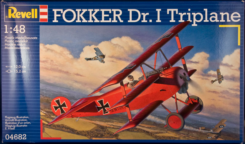 Fokker Dr.1 1/48 Revell (Eduard) Boxtop