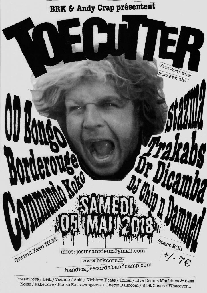 BRK & Andy Crap invitent TOECUTTER - 05 Mai 2018 - Lyon - GZ HLM BESTPARTYEVERsmall-724x1024