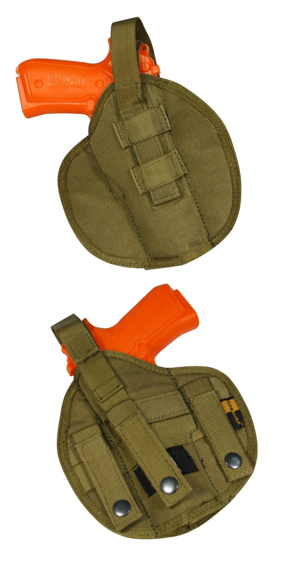 Funda de pistola en TAN de Cordura. VENDIDA MLCS%20R.HAND%20HIGH%20RIDE%20Holster%20CB1