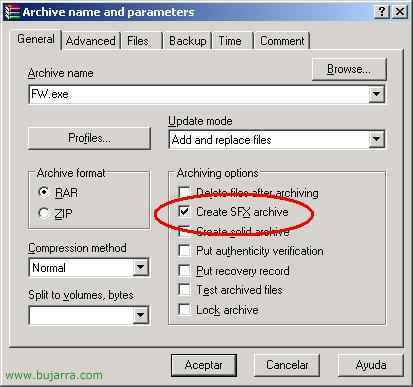 Hacer un Joiner o Splitter o Binder con WinRAR (virus autoejecutable en segundo plano) JoinerWinRAR02