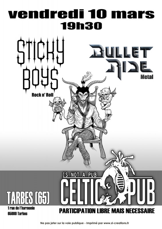 10/03/2017 - Sticky Boys + Bullet Ride Flyer-sticky