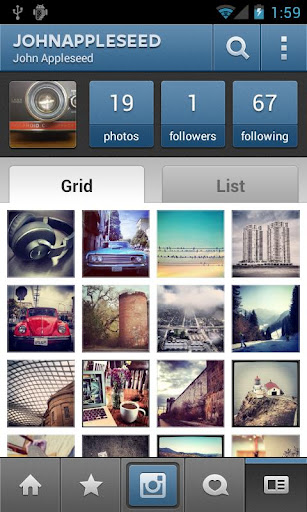 انستغرام على اندرويد instagram متاح للتحميل Instagram-android-image-list