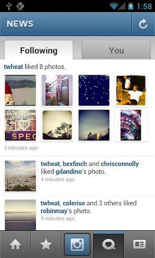 انستغرام على اندرويد instagram متاح للتحميل Instagram-android-news-like