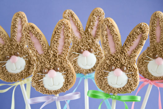 ضيافه للاطفال مميزة وجذابه Bunny-cookie-lollies