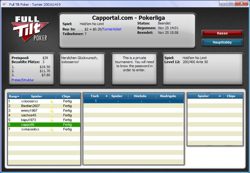 3. Spieltag - Fulltilt Poker 3_spieltag