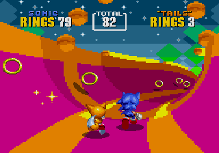 [MD] Sonic the Hedgehog 2 Specialstage1