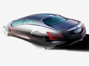 [Présentation] Le design par Mercedes _Mercedes-F700-Concept-design-sketch-1