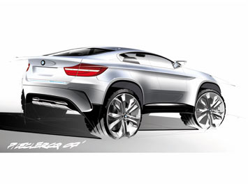 [Présentation] Le design par BMW _BMW-Concept-X6-ActiveHybrid-sketch-1