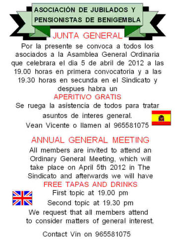 Annual General Meeting 5th April 2012 Poster4-2012