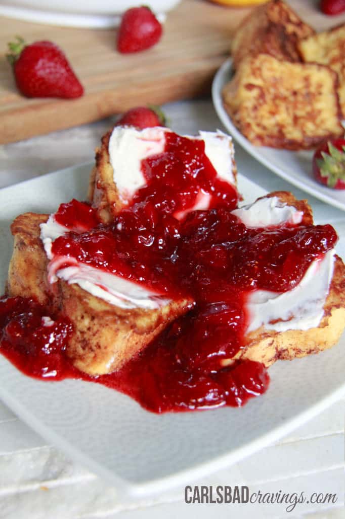 ANGEL FOOD CAKE FRENCH TOAST WITH CREAM CHEESE AND STRAWBERR Angel-Food-Cake-French-Toast-8-682x1024