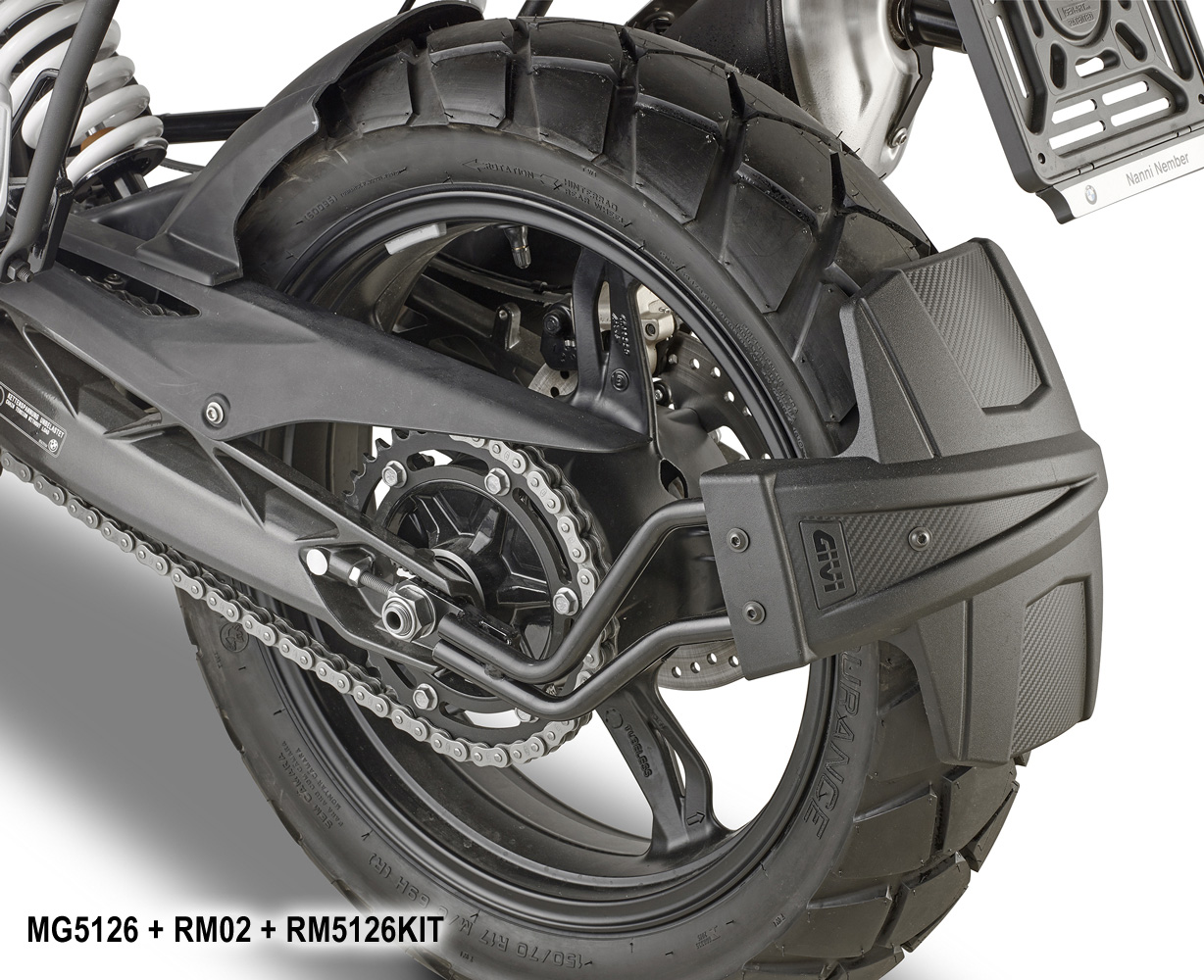 arriére - Garde Boue roue arrière Givi Givi_RM5126KIT_RM02_Mudguard_Rear_Fender_Parafango_BMW_G310-GS