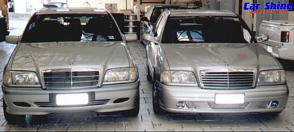 Vendo MB C230 sport 1996 - R$ 25.000,00 - Vendido - Página 3 Mercedes%20C-Klasse%20Grill%20Comparison%20View