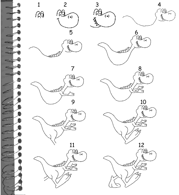 رسومات للأطفال خطوة بخطوة  Lrndino