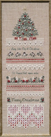 christmas village de victoria sampler HeirloomXmas_red_green