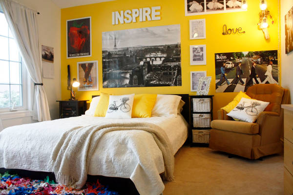 Dormitório de Mabell Frances McCartney Ideias-decoracao-quarto-amarelo