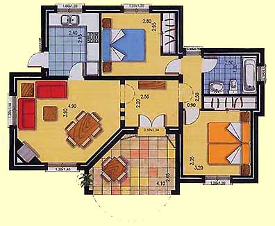 مجموعة مخطاطات وخرائط لبيوت وفلل صغيرى المساح Almanzora_plan