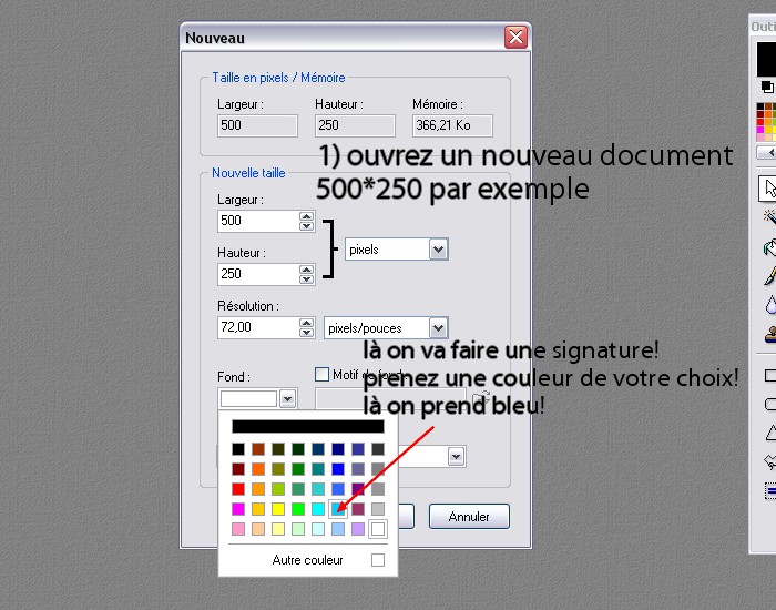 Tutoriaux pour graphismes 070413040906474643