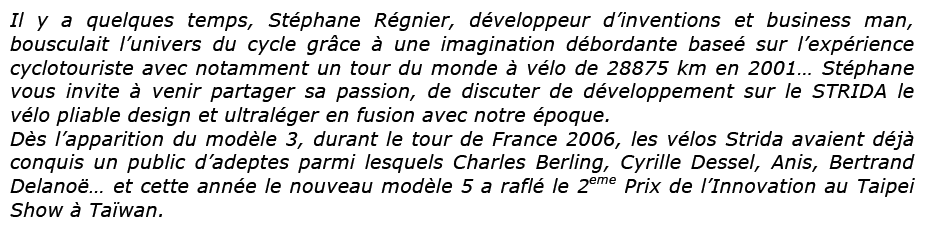 Quelques tours de roue en Strida 07090312205826401147489