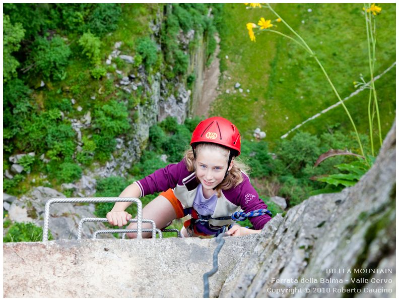 Valle Elvo, Ferrata della Balma Balma_ragazzi_10