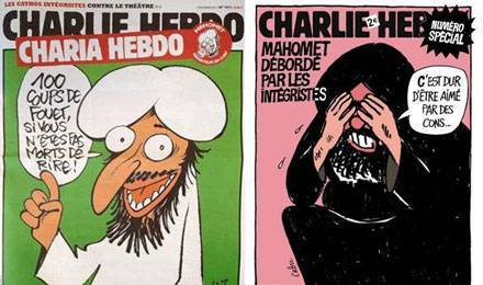 Charb de Charlie Hebdo, assassiné... - Page 6 Charlie-hebdo-caricatures-mahomet