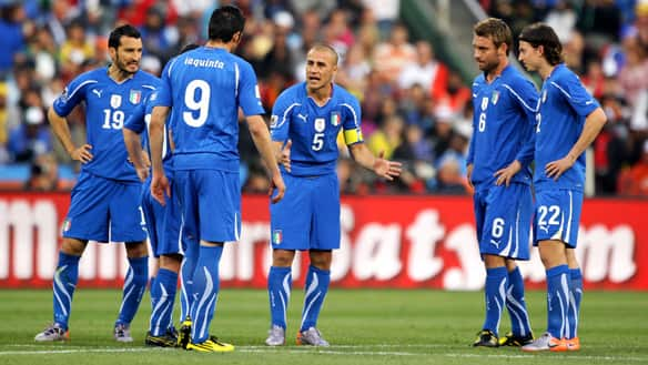 Eliminohet Italia Cannavaro100624getty