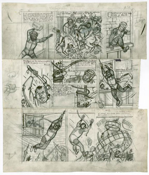 Pleins feux sur Edgar Pierre JACOBS et Blake et Mortimer (1ère partie) - Page 22 BM09-piege-diabolique-pl21-a-crayon