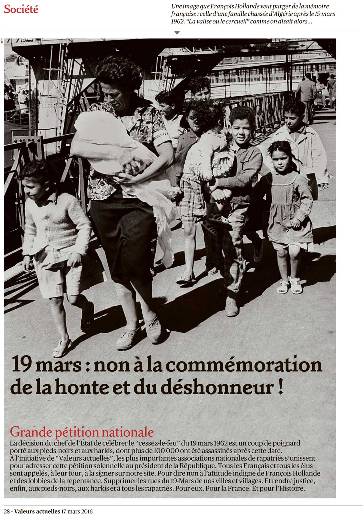 Hollande: 1er président participant à la mascarade du 19 Mars 1962 FNACA COMMUNISTES HOLLANDE gaucho socialistes FLN -19 mars 1962- - Page 2 Petition-Nationale1