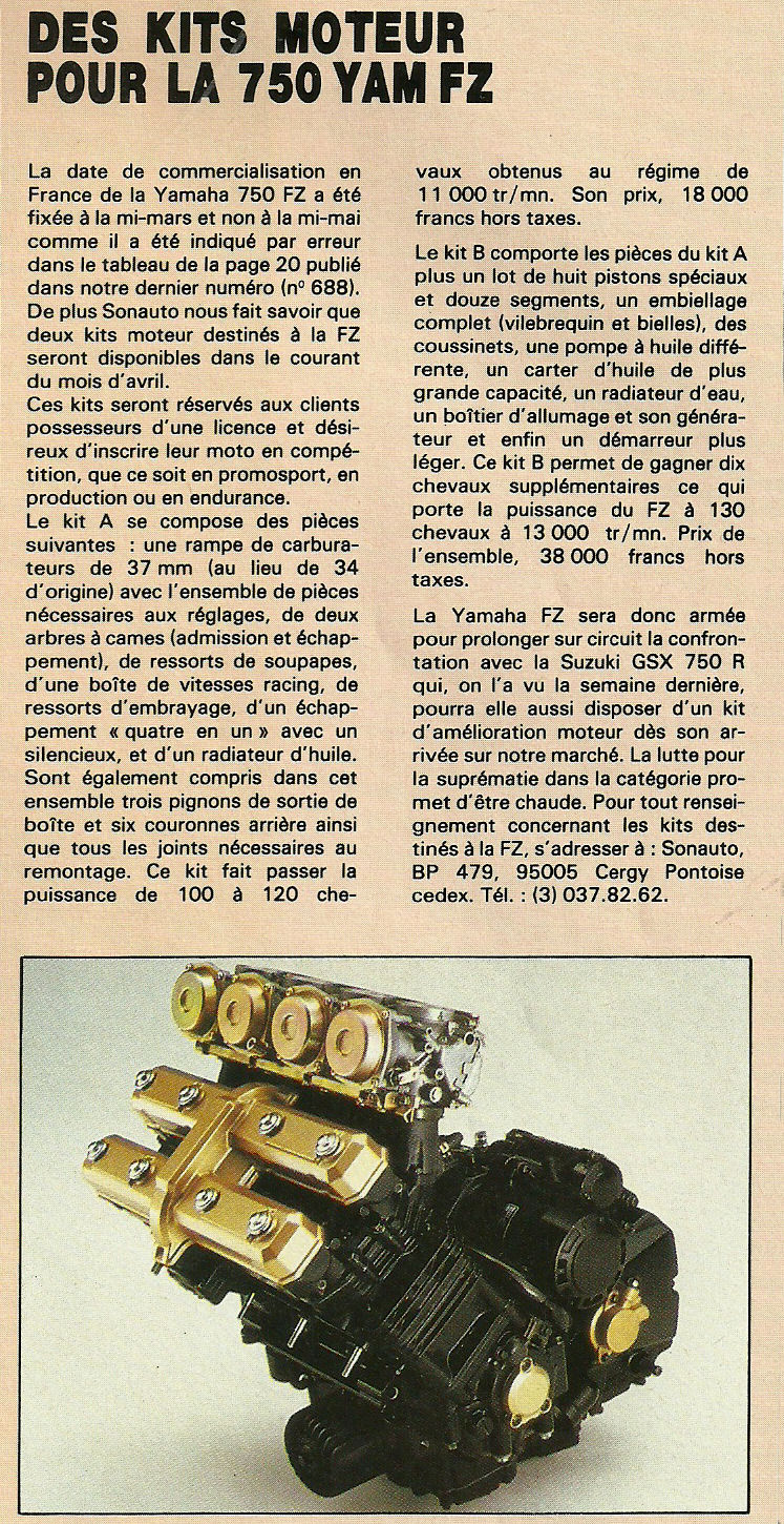 Moto Journal 689 février 1985 Mj689