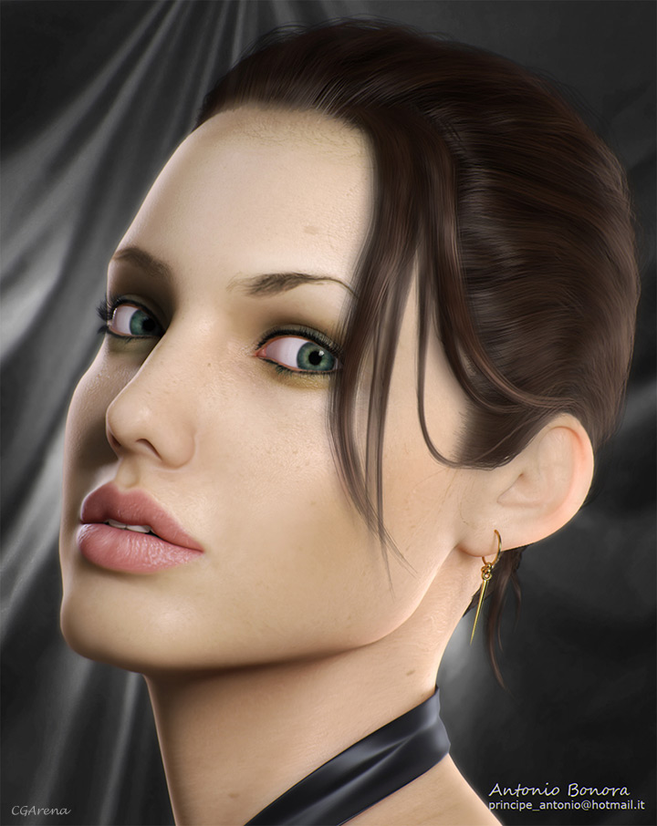 Tutorials ZBrush  Making of the Angelina Jolie Final