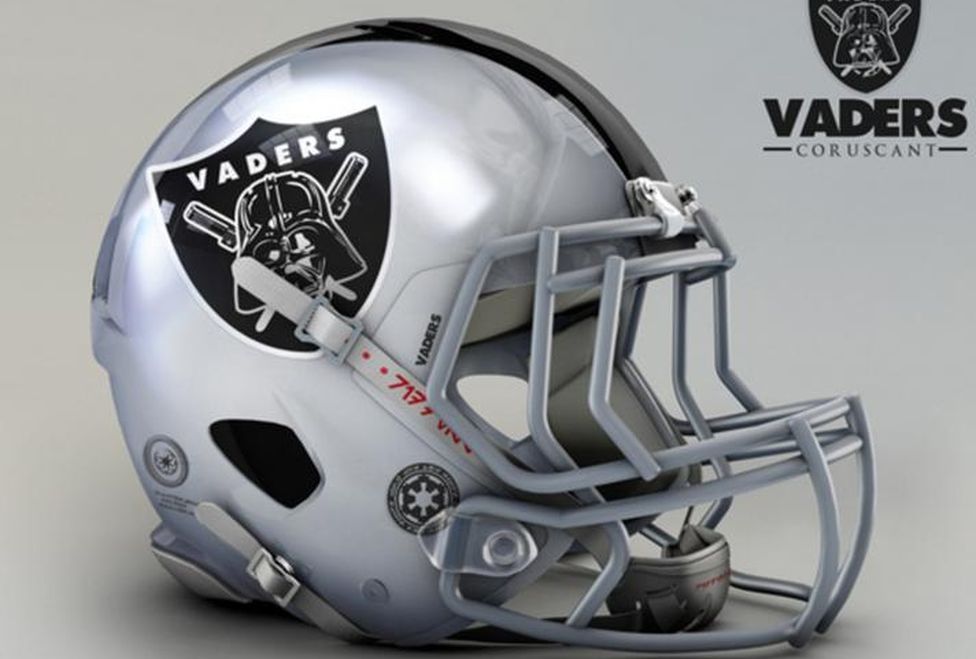 Oakland Raiders (Reyes) Cascos-de-la-NFL-version-Star-Wars-Oakland-Raiders