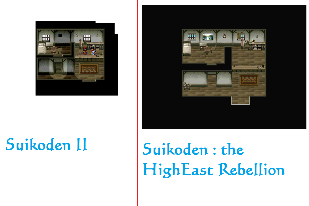 SHER ou Suikoden - The HighEast Rebellion Comparaison_Sajah_magasins