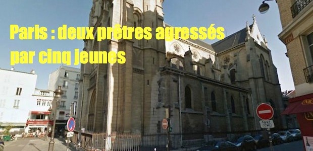 Paris: 2 prêtres agressés en plein rue 3383095_eglise-620x300