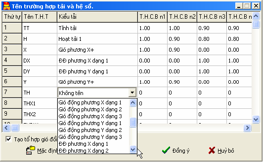 tinh - RDW - Đưa TCVN vào các chương trình tính kết cấu nước ngoài Gt_4