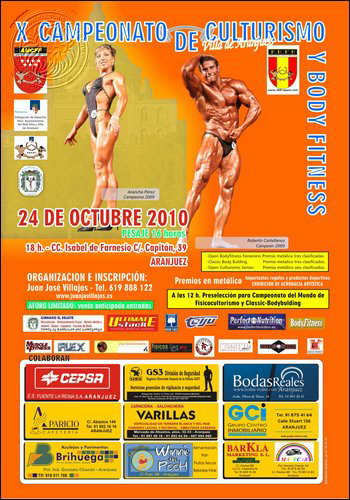 X Campeonato Villa de Aranjuez AMCFF/IFBB 2010 Aranjo