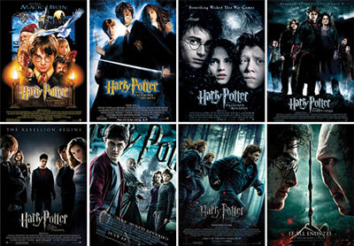 Una de Cine ^.^ (MODIFICADO) Harry-potter-los-afiches-de-todas-las-secuelas