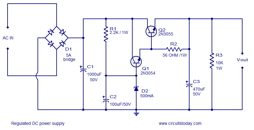 Cirrus 1998. Témoin de batterie allumé Regulated-dc-power-supply