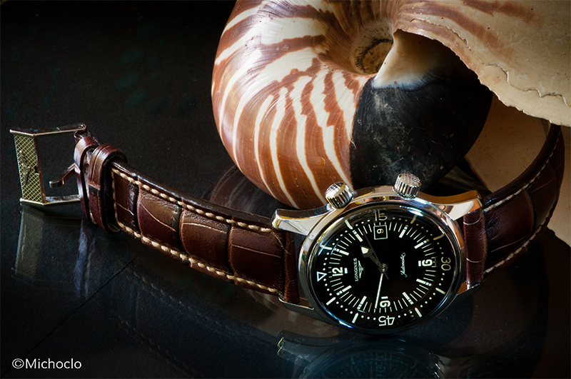 Vos photos de Longines Legend Divers - Page 2 Lld_croco