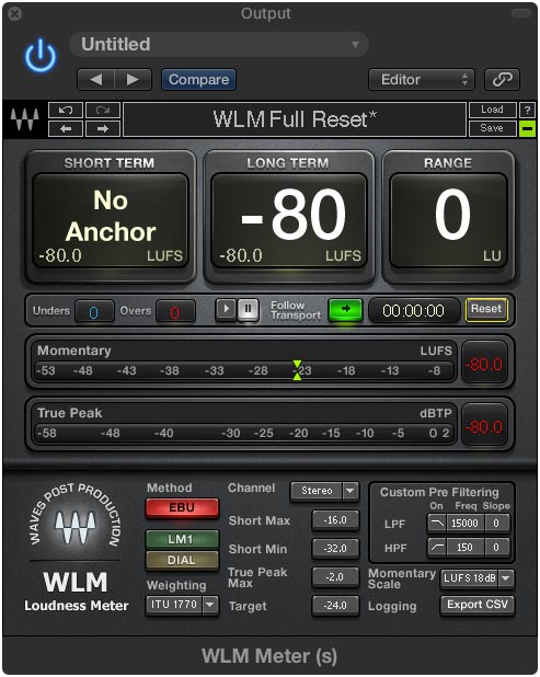 Análise de gravação, mixagem e masterização (Dama Elétrica) Dama-eletrica-04-master-output-07-wlm-meter