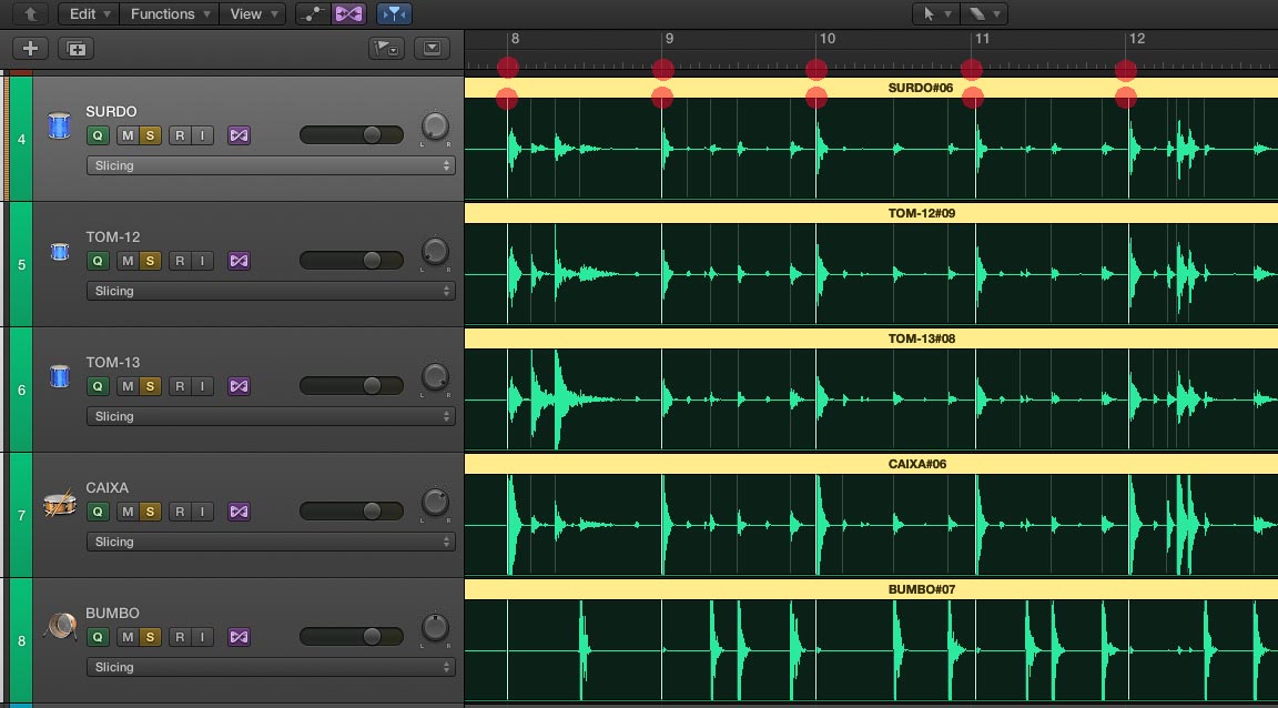 Análise de gravação, mixagem e masterização (Dama Elétrica) Tecnica-bateria-quantizacao-02